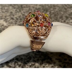 Super Trendy Multi Color Stone Ring